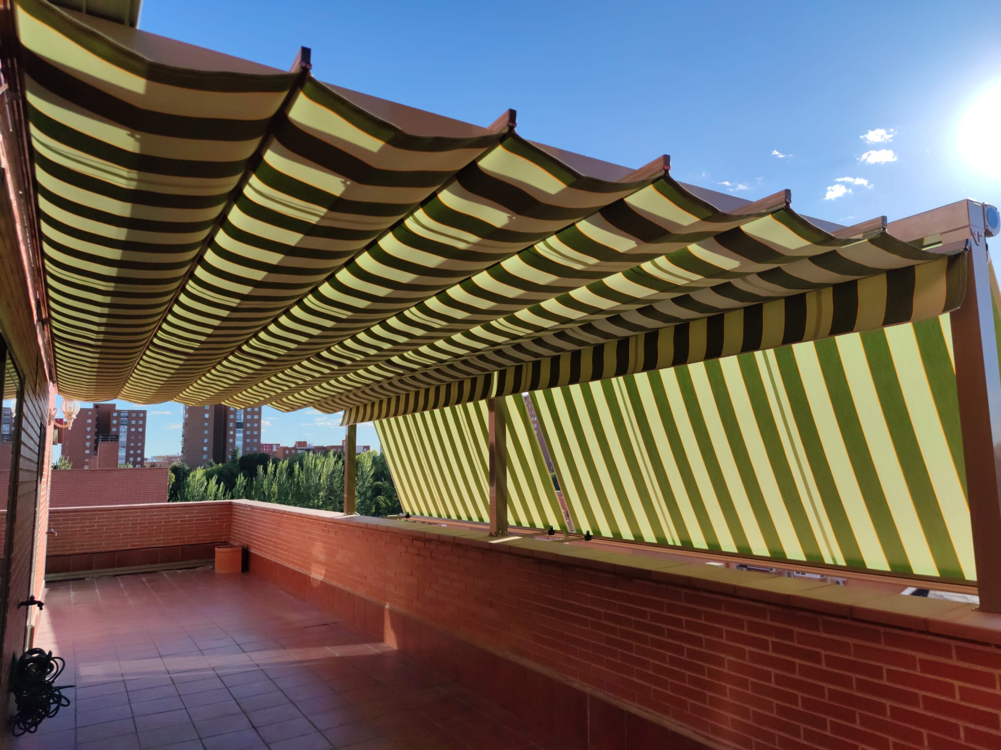 Pérgola de aluminio