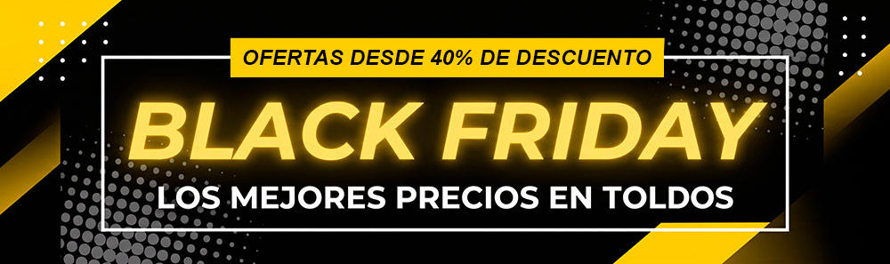 Ofertas de toldos por Black Friday